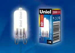 Uniel JCD-CL-60/G9 картон Лампочка галогеновая 